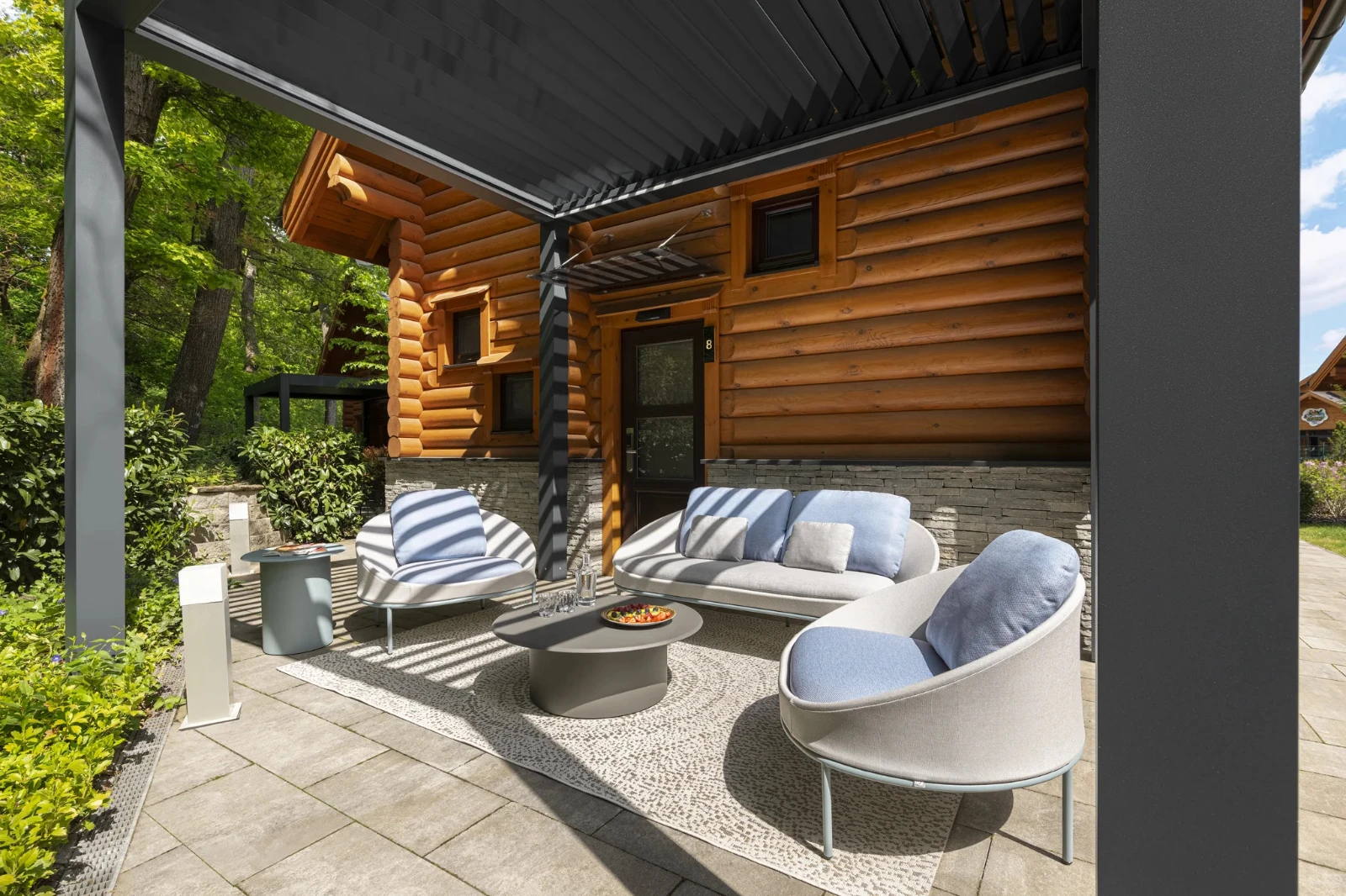 Resort – ronk-pergola – belsőépítészeti projekt
