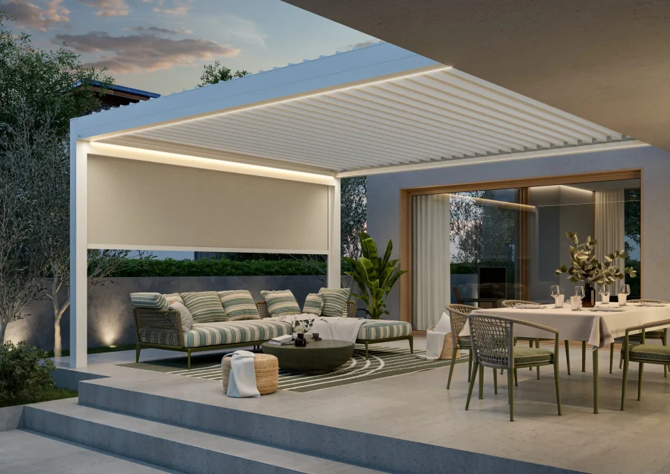 Pergola/Napernyő – KEDRY-NEOS-ADDOSSATA_VISTA1_02 – referenciafotó (3)