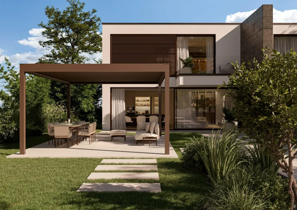 Pergola/Napernyő – KEDRY-NEOS_AUTOPORTANTE-SINGOLA_VISTA-GENERALE_ALTA_02 – szolgáltatásaink